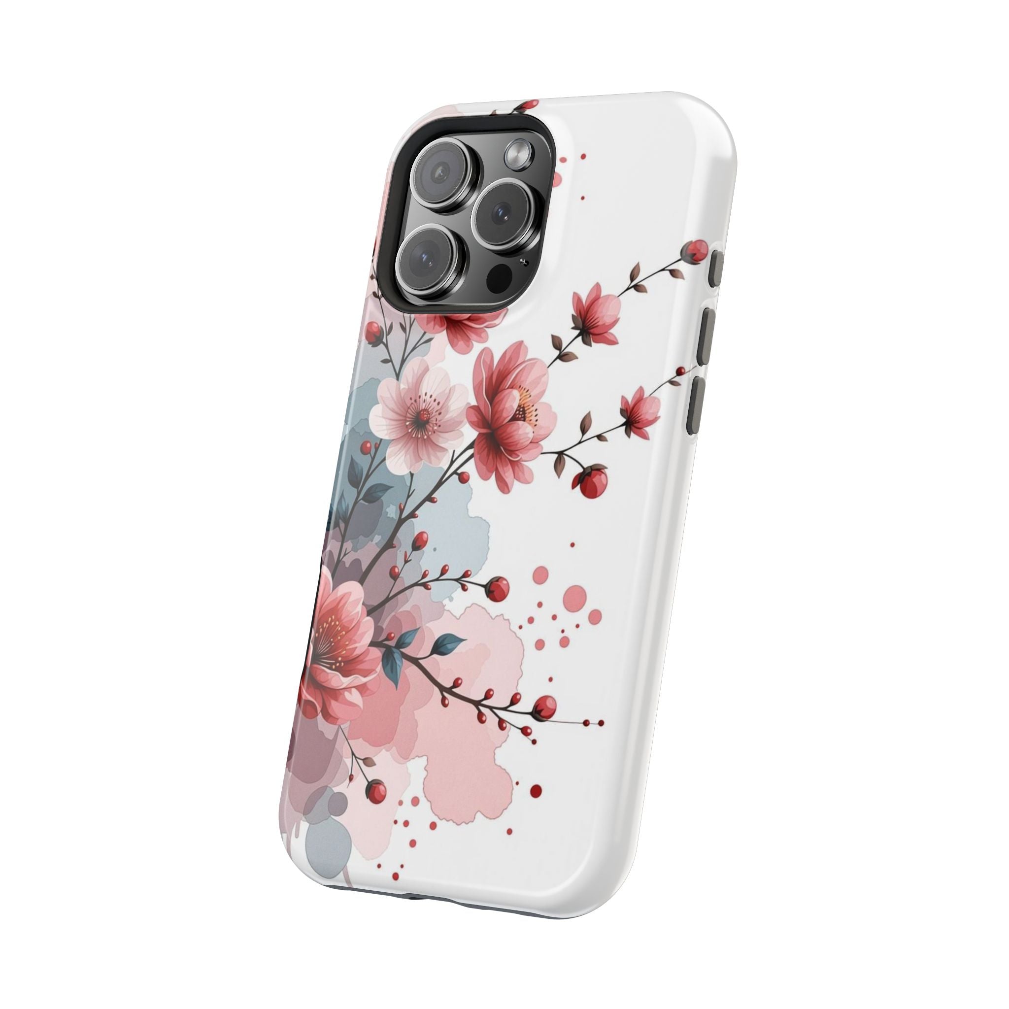 Floral Cherry Blossom Magnetic Impact Phone Case