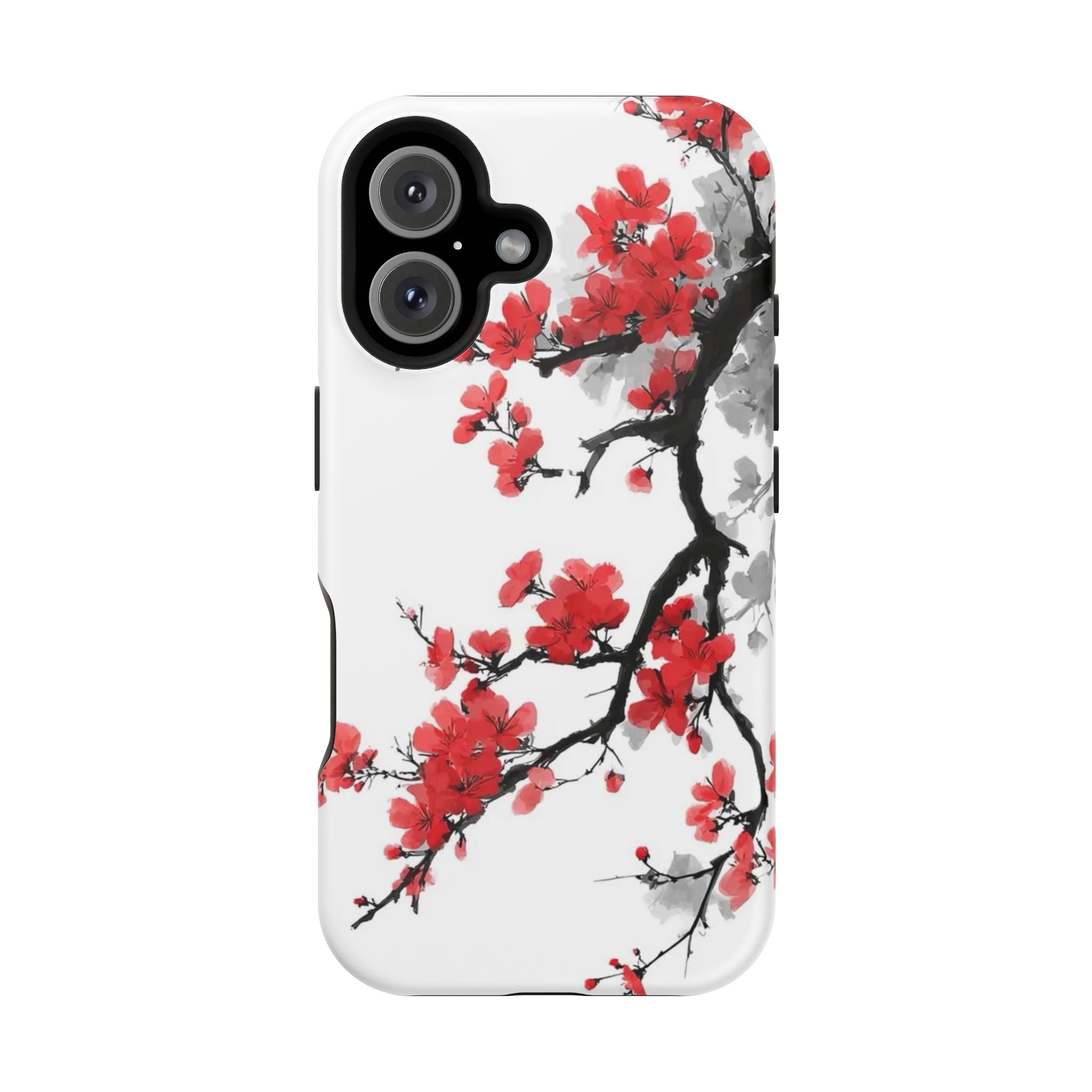 Cherry Blossom Impact Phone Case — Magnetic, Shock‑Resistant Protection