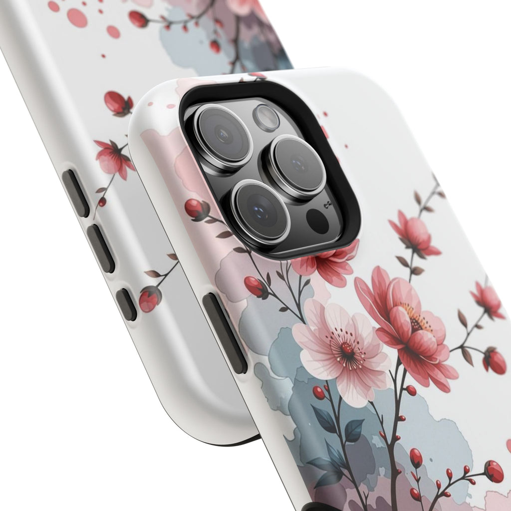 Floral Cherry Blossom Magnetic Impact Phone Case