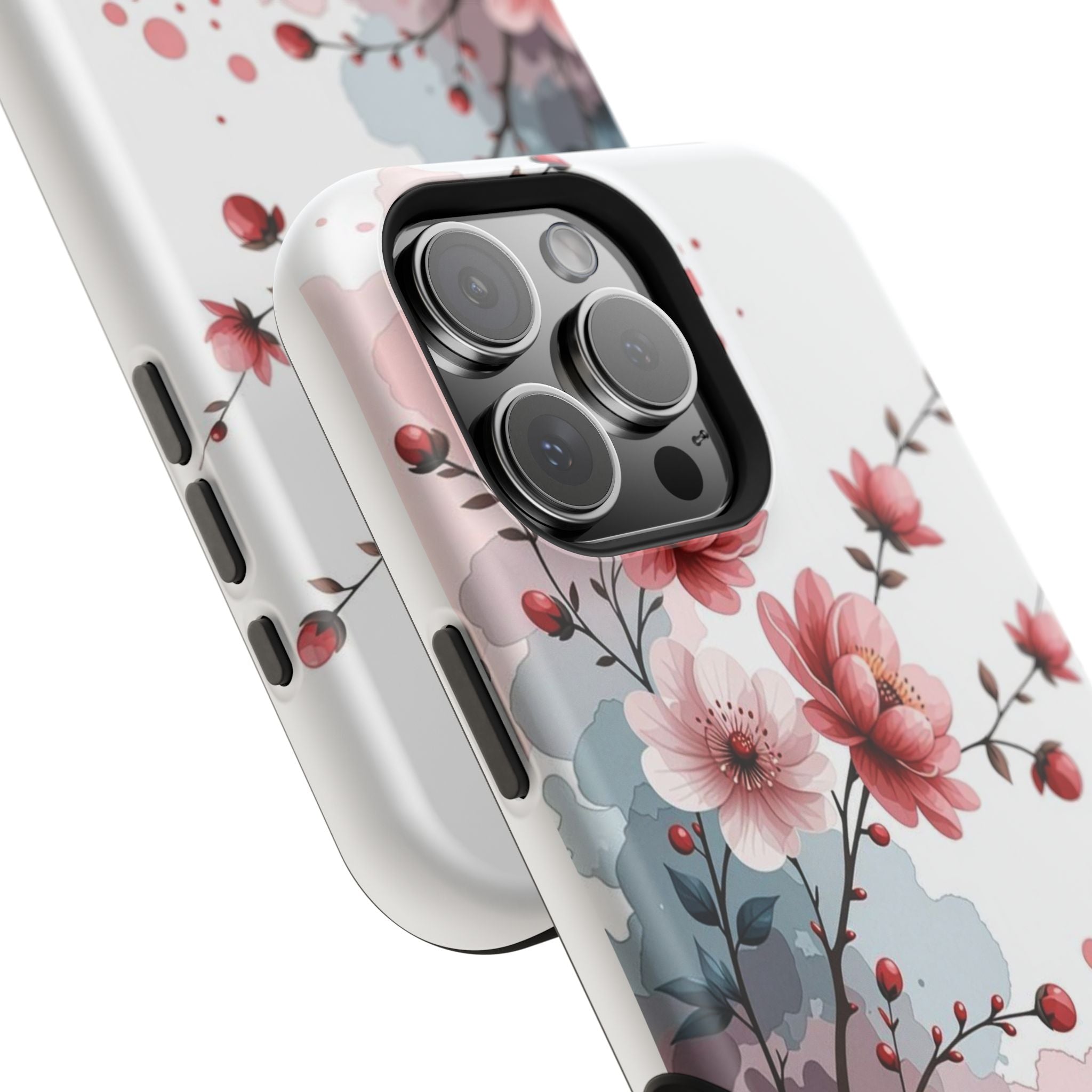 Floral Cherry Blossom Magnetic Impact Phone Case