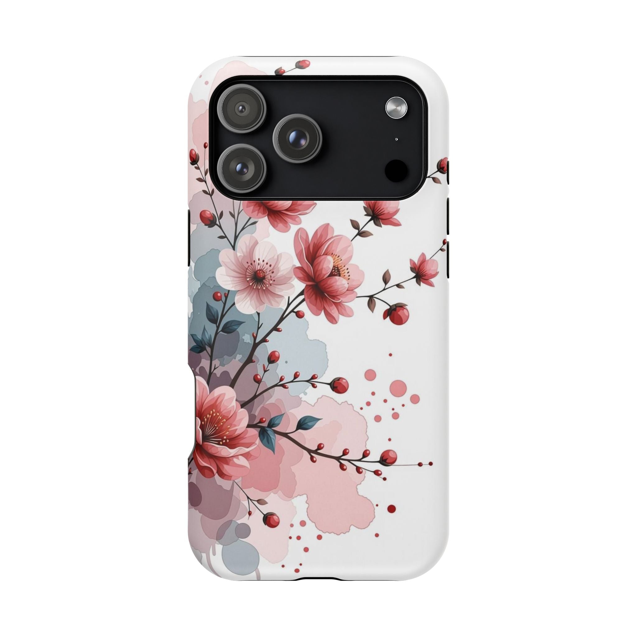 Floral Cherry Blossom Magnetic Impact Phone Case