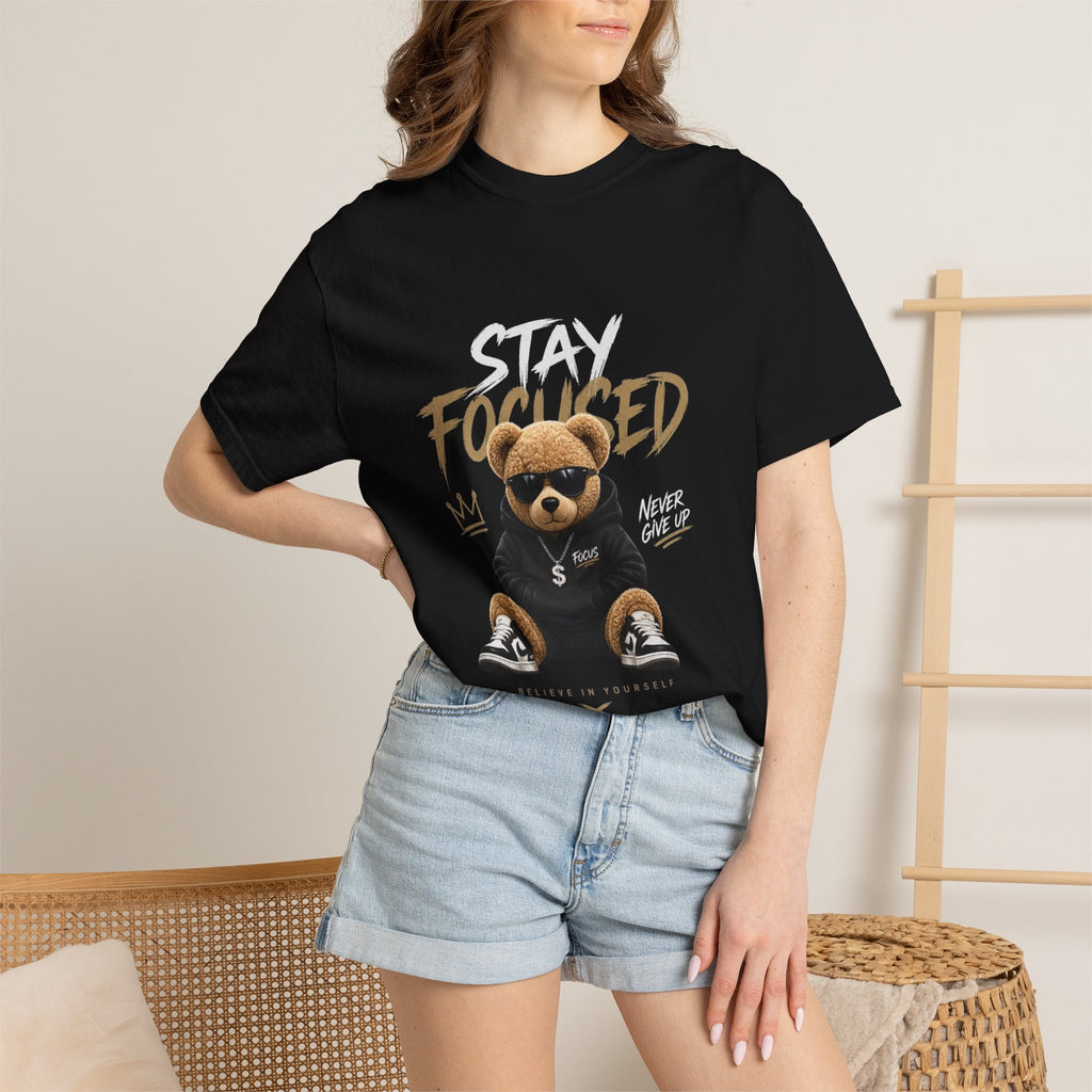 Stay On Focused Unisex Garment-Dyed T-shirt