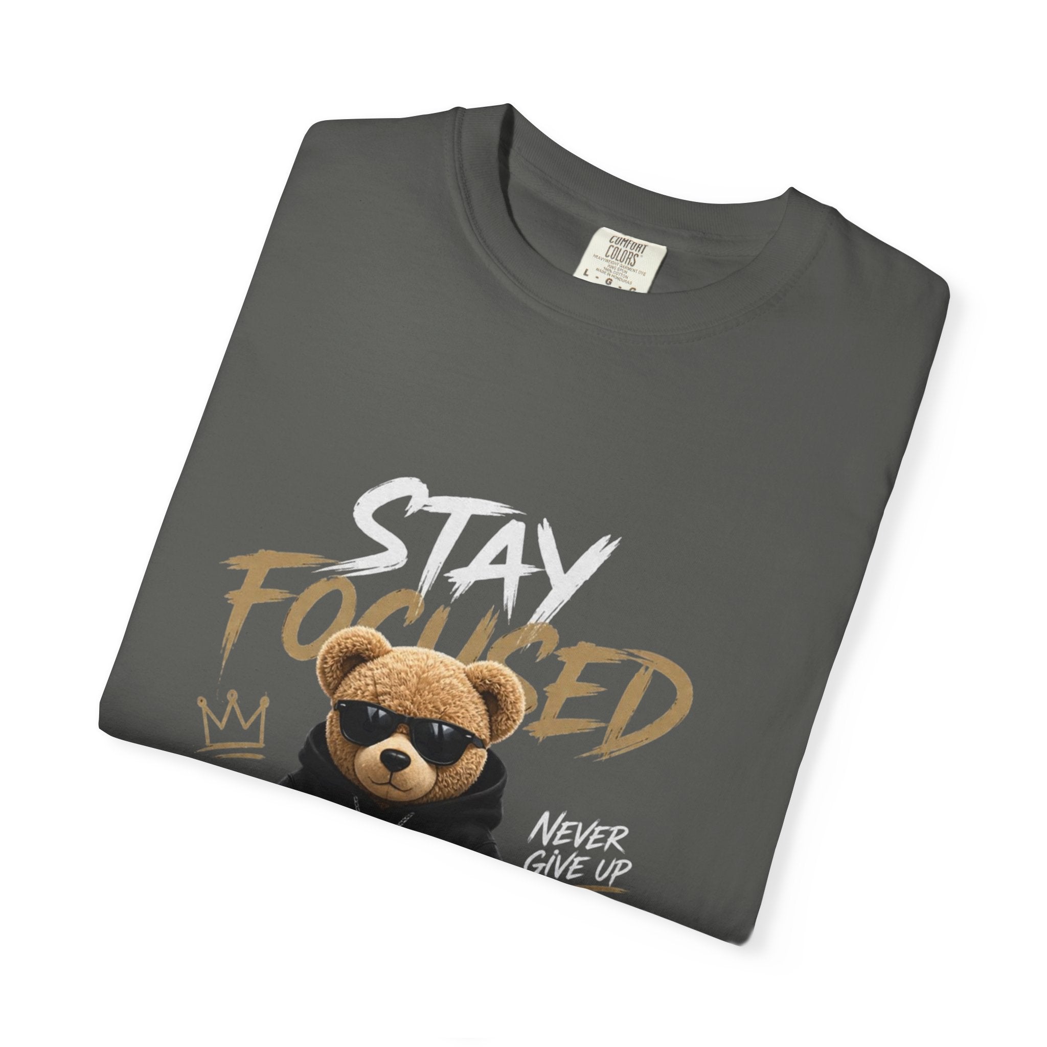 Stay On Focused Unisex Garment-Dyed T-shirt