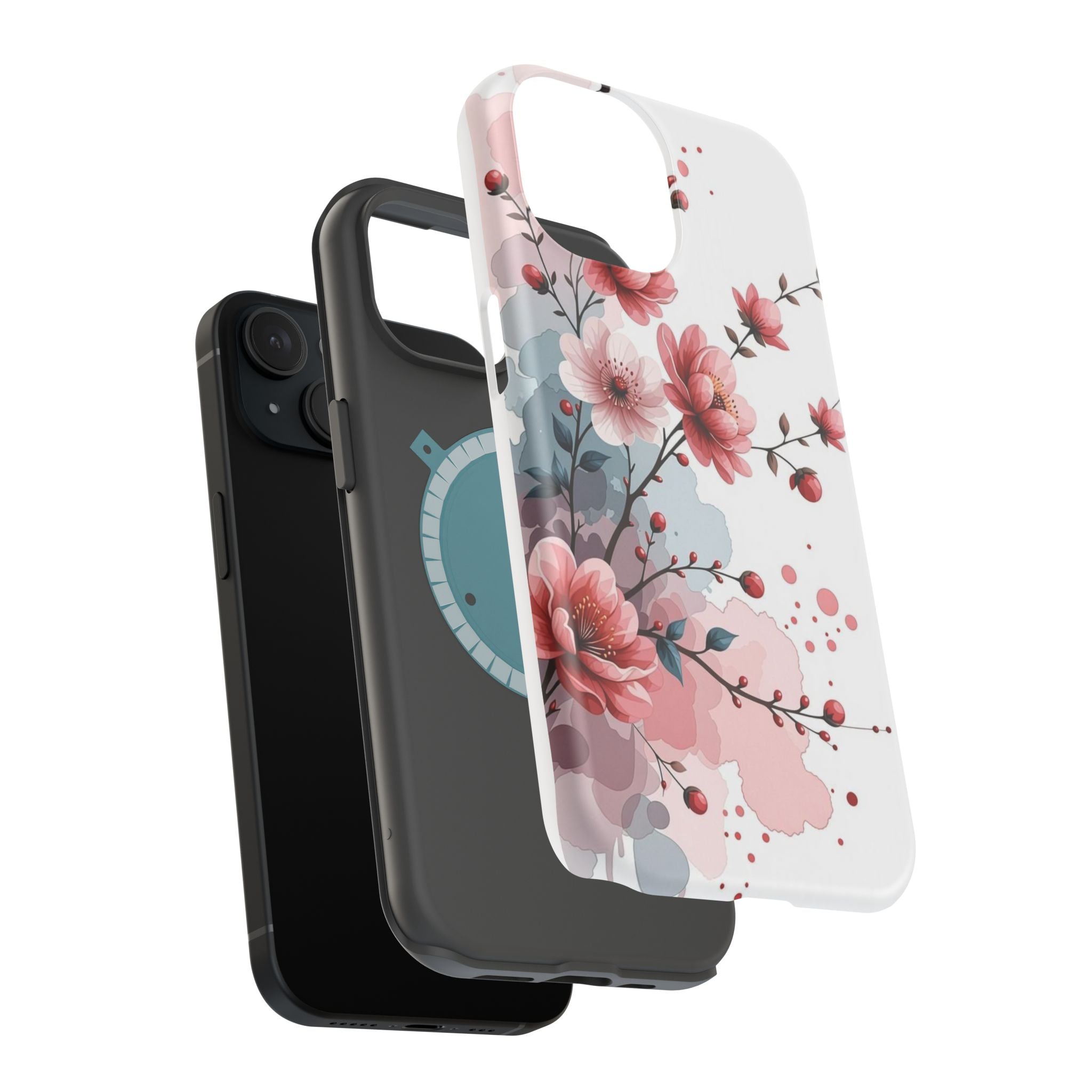 Floral Cherry Blossom Magnetic Impact Phone Case