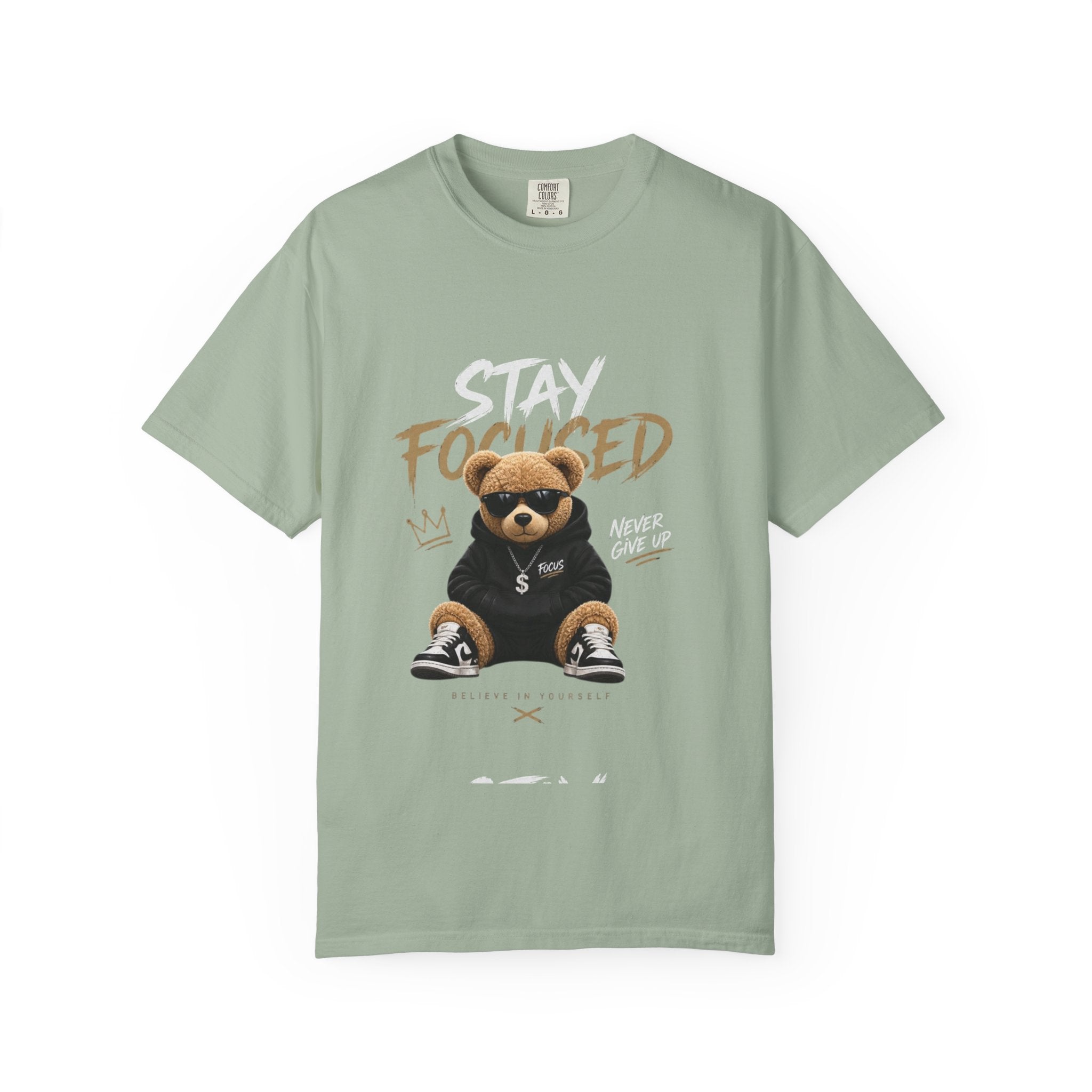 Stay On Focused Unisex Garment-Dyed T-shirt