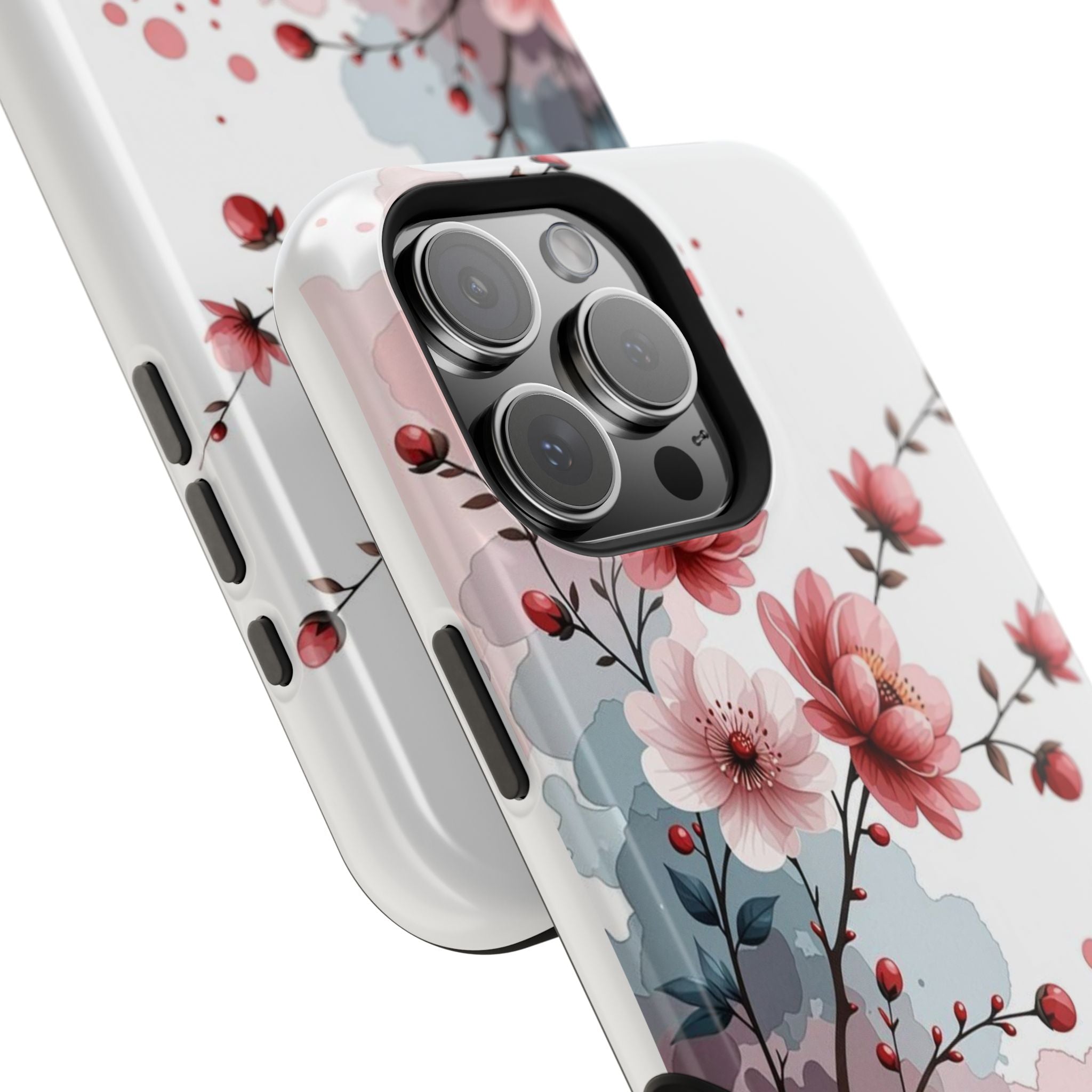 Floral Cherry Blossom Magnetic Impact Phone Case
