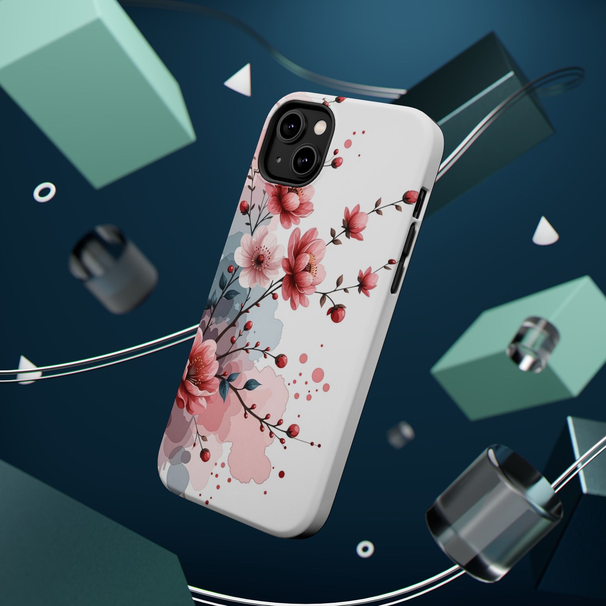 Floral Cherry Blossom Magnetic Impact Phone Case