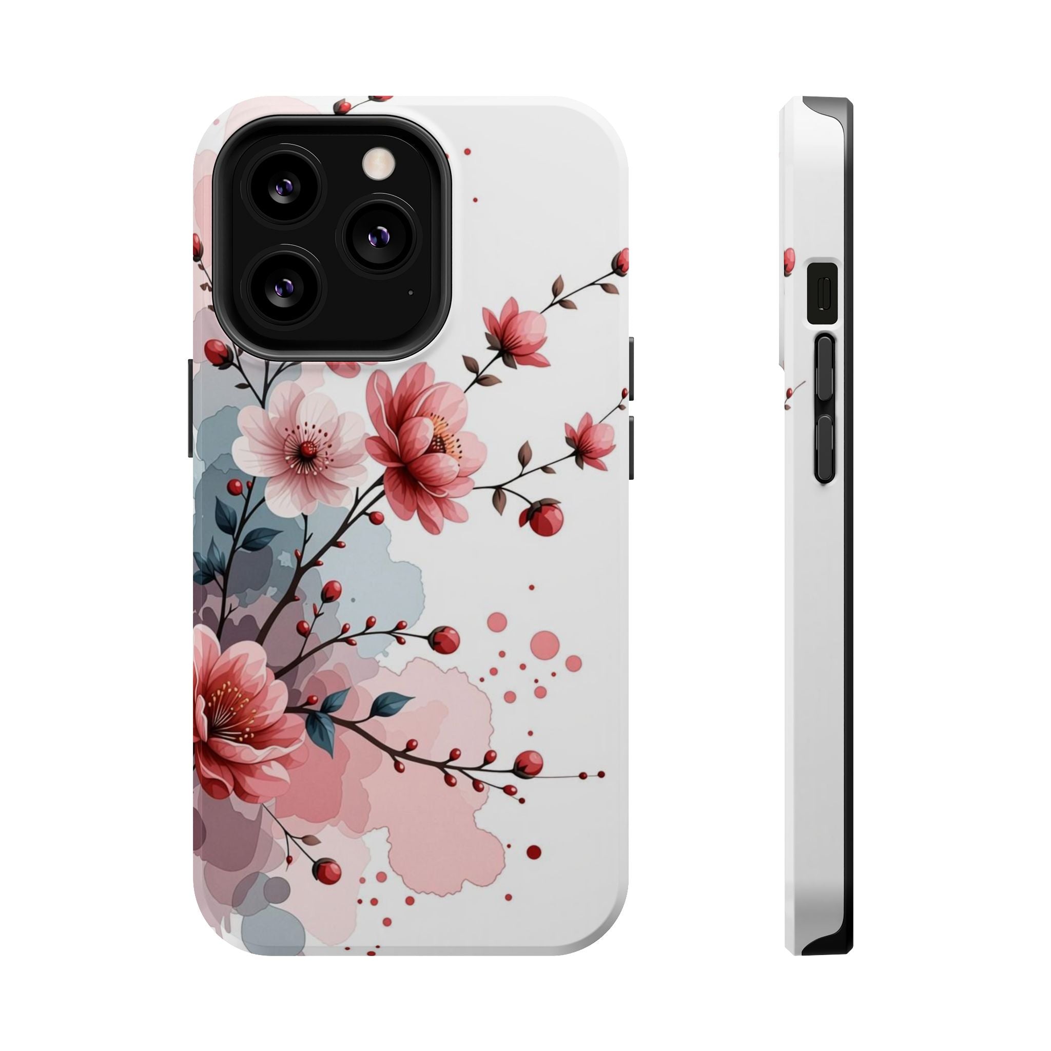 Floral Cherry Blossom Magnetic Impact Phone Case