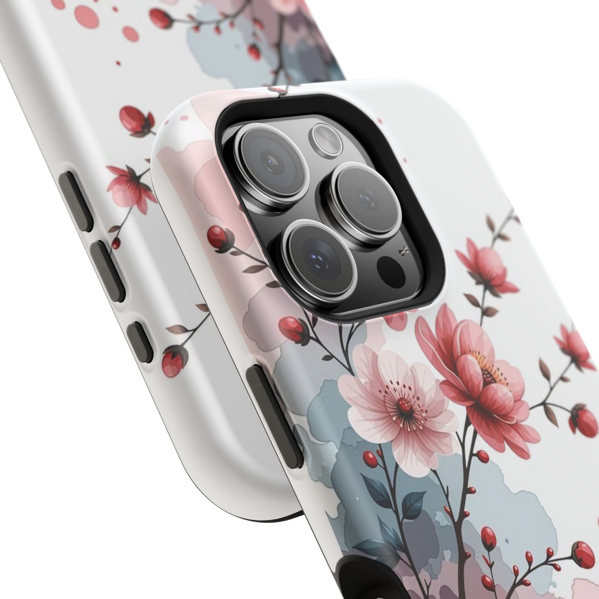 Floral Cherry Blossom Magnetic Impact Phone Case