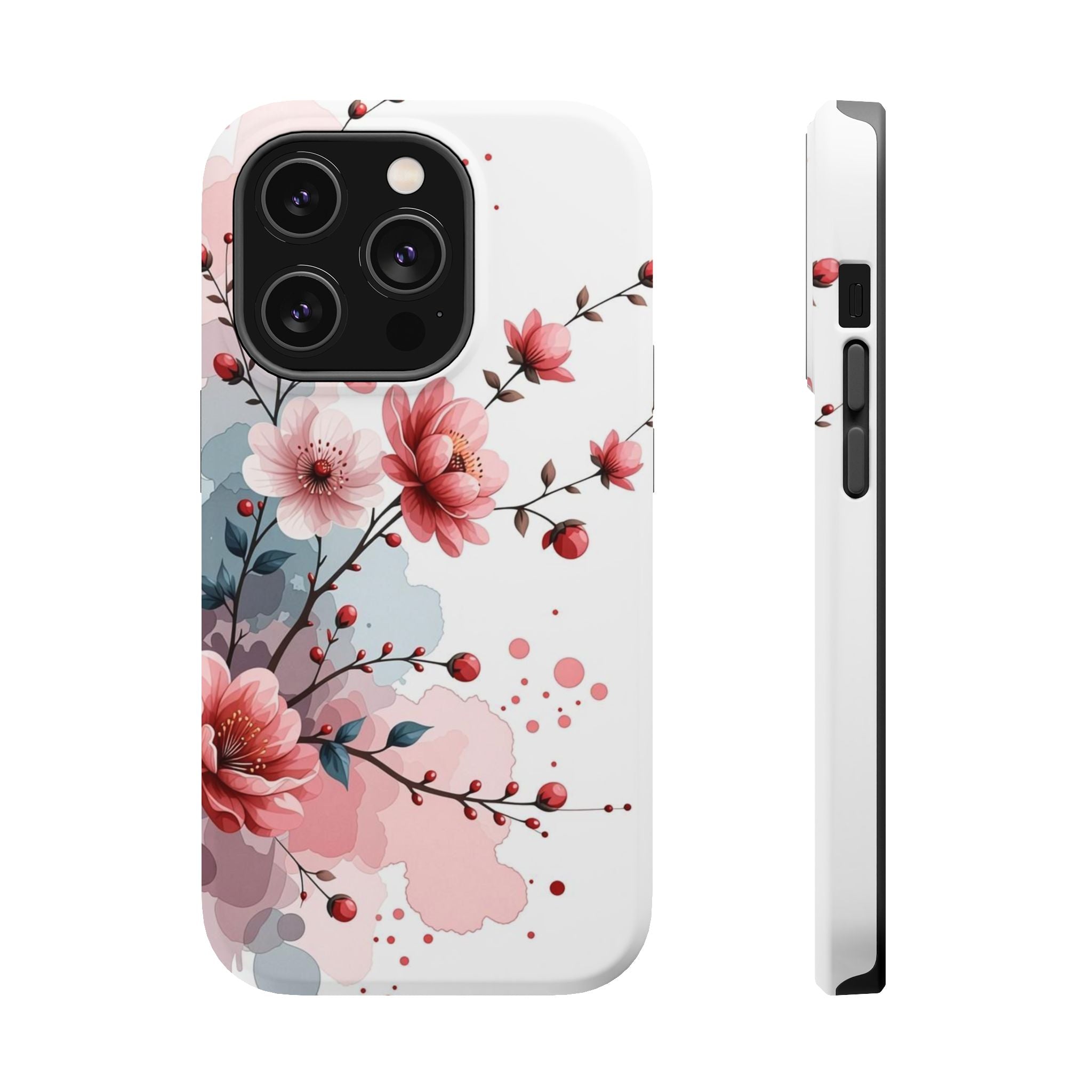 Floral Cherry Blossom Magnetic Impact Phone Case