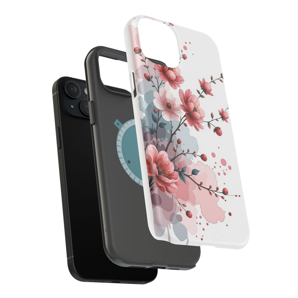 Floral Cherry Blossom Magnetic Impact Phone Case